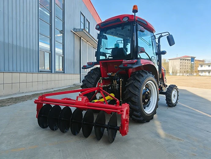 Tractor with Disc Plough Tractor with Disc Plough